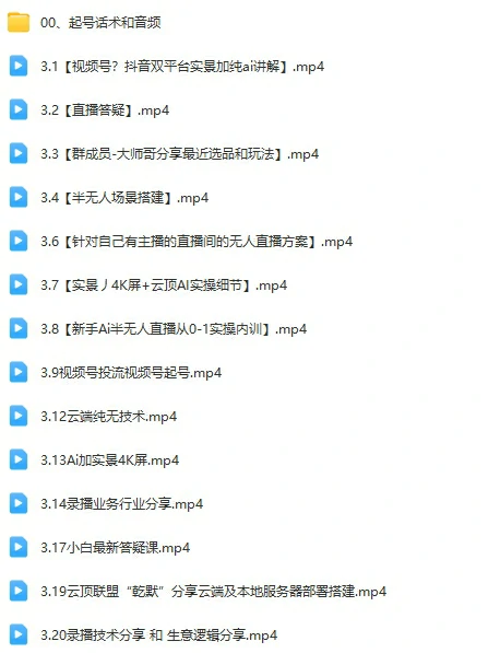 图片[2]-云顶联盟《无人直播实战+半无人直播抖音视频号课程》-思维日记