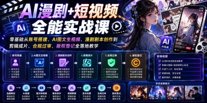 C导《AI漫剧短视频全能实战课》-思维日记