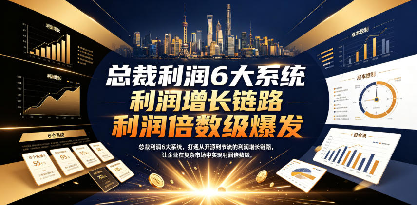 微观学社《总裁利润6大系统》-思维日记